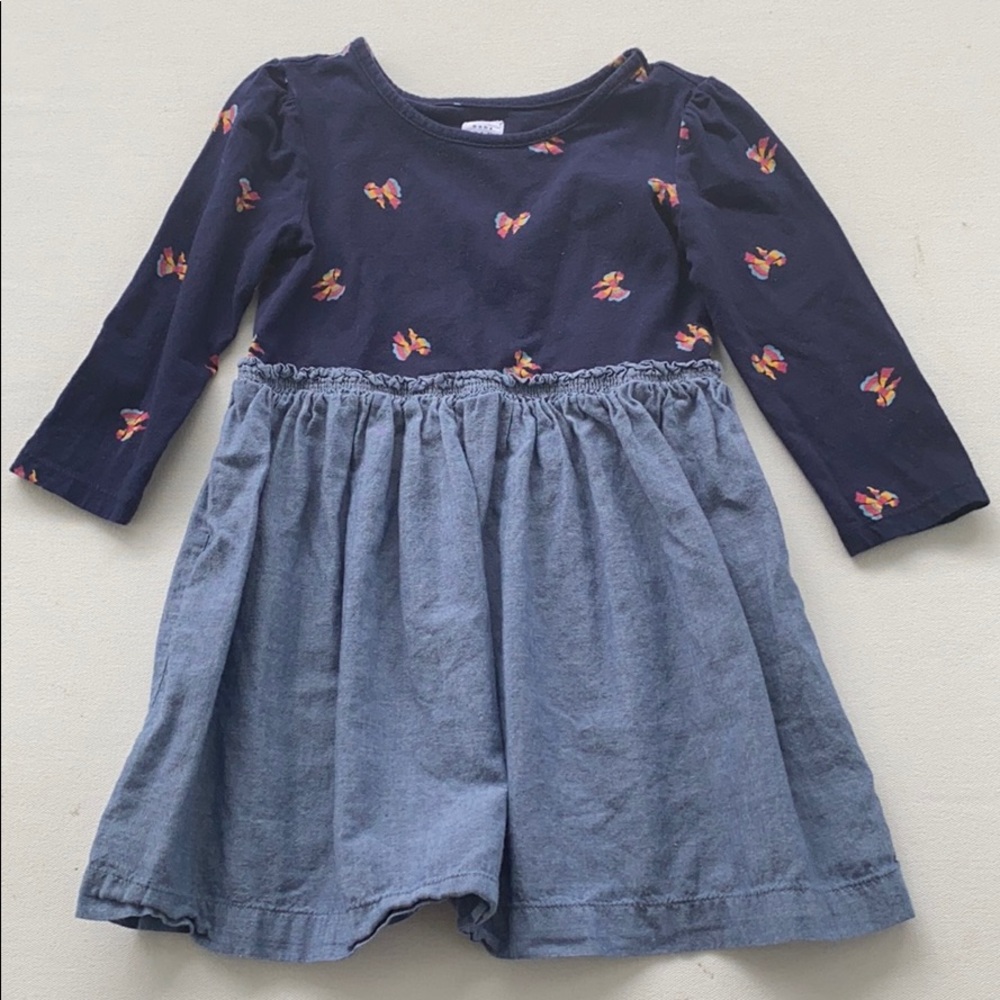 Navy & Denim Dress